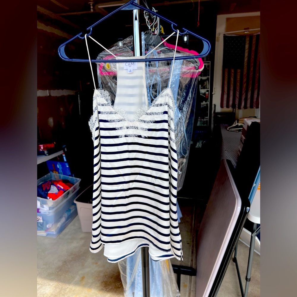 Cami NYC silk Racerback tank